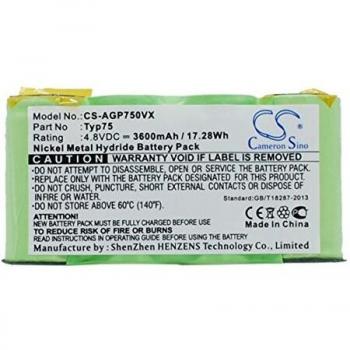 Batteria 4.8V Ni-MH per AEG aspirapolvere AG64x