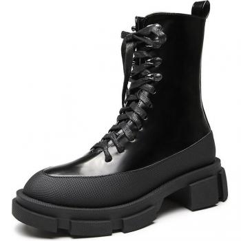 Gdgydh Patentleder Stiefel für modebewusste Frauen