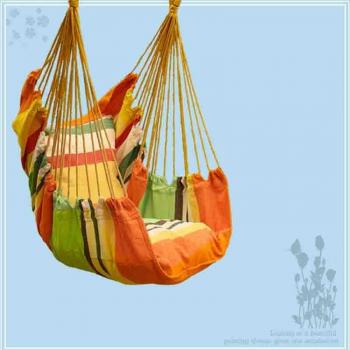 Hamac de jardin avec coussin pour adultes
