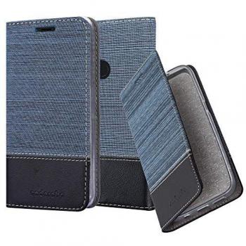 Étui robuste en tissu bleu nuit, fermeture magnétique, protection complète pour Pixel 3