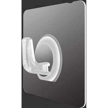 Ganchos Transparentes 5 cm Adhesivos, Ideal para Cocina y Baño – 10 Unidades