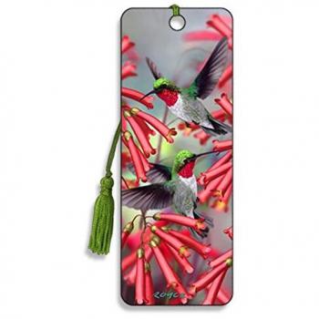 Fluttering Feathers 3D Bookmark – Hummingbird Model