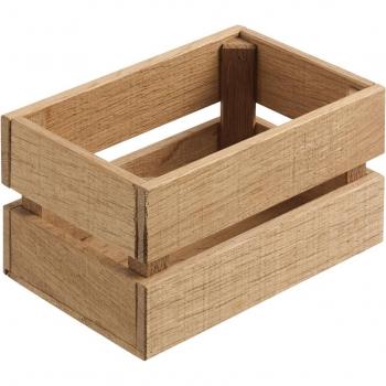 Cassetta in legno 15x10x8 cm Vega quercia senza manici