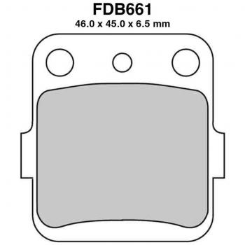 FERODO FDB 661 SG Bremsbeläge