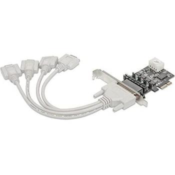 Tarjeta PCI Express con 4 Puertos Serial DB9