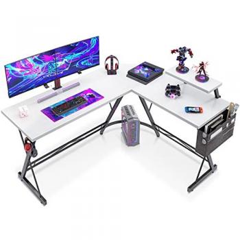 Tavolo da gioco con ripiano per monitor