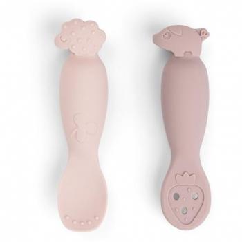 Rosa Baby Löffelpaket 2 Stück – Tiny Farm, Unisex