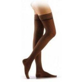 Bas de compression SIGVARIS AUDACE motif résille classe 2 noir L normal