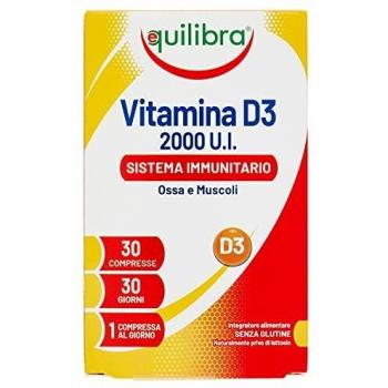 EQUILIBRA VITAMINA D3 2000 U.I. 30 Compresse Masticabili