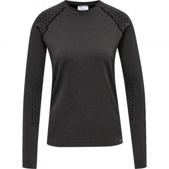 Hummel hmlci Damen Langarm-T-Shirt Noir M