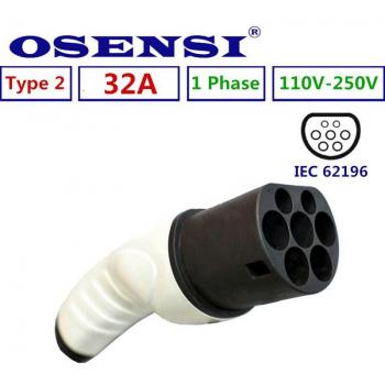 32A AC EV Charger IEC 62196 Type 2 Mennekes Male Connector