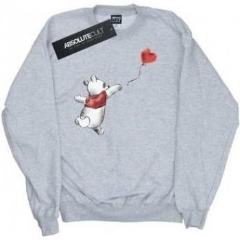 Weißes Winnie‑The‑Pooh Kinder‑Sweatshirt mit Ballons – 9–11 Jahre