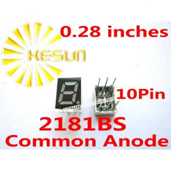 Display LED 2181AS Cátodo Común 5 Unidades
