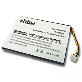 Batterie vhbw 2200mAh pour appareil de navigation
