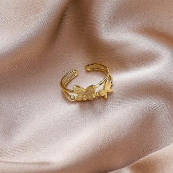 Anillo Ajustable Mariposa para Eventos