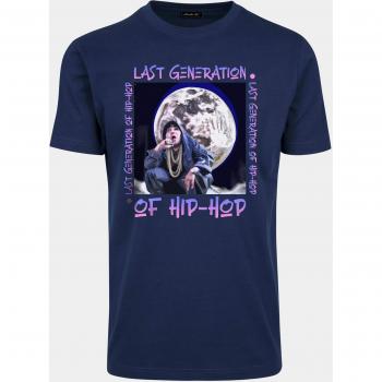 T-shirt Hip Hop Dernière Génération Bleu Marine