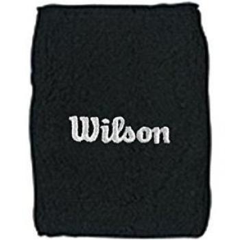 Black Pair of Wilson Wristbands – Dual Pack
