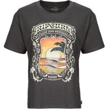 Rip Curl Sea Shells Entspanntes T-Shirt in Verwaschenem Schwarz
