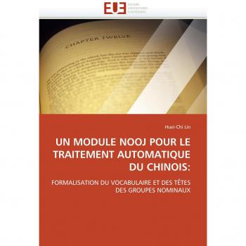 Un module nooj pour le traitement automatique du chinois