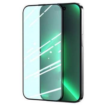 Protezione Schermo Verde per iPhone 14 Pro Max con Filtro Anti Luce Blu