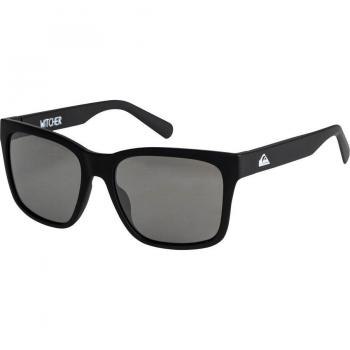 Quiksilver Witcher Damen Sonnenbrille Schwarz mit Silberner Gläsern