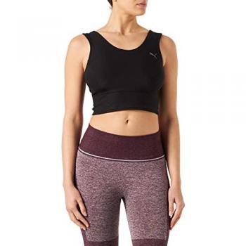 Top Deportivo Puma Studio Yogini Luxe Negro L Mujer