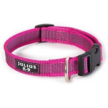 Julius-K9 Pink-Gray Collar, 25 mm (39-65 cm)
