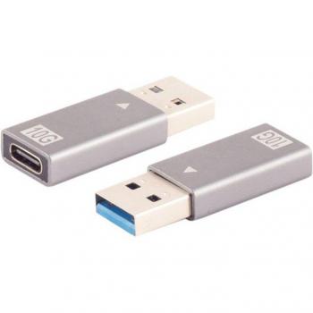 Adattatore USB‑A/USB‑C di Shiverpeaks, compatibile con dati e video
