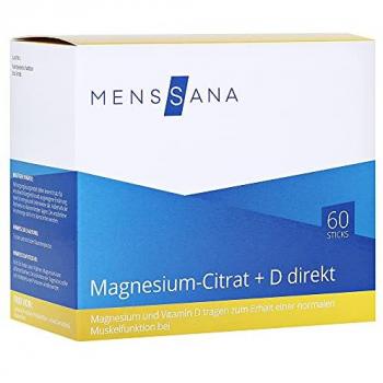 MAGNESIUMCITRAT+D direkt MensSana Pulver 60 Stück