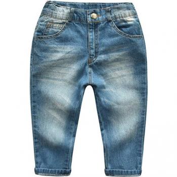 Bébé pantalon cowboy en denim coton, mode printanière