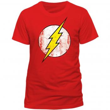 DC Flash Short Sleeve Crew Neck – Red L