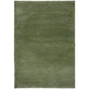 Tapis Longues Mèches FeatherSoft Olive 80x150