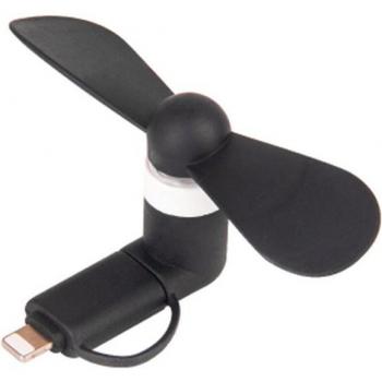 Portabler Handy-Lüfter mit Mikro-USB für iOS und Android