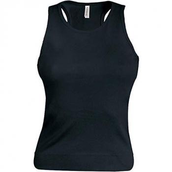 Kariban Damen-Top Angelina – Sport, XL, Schwarz