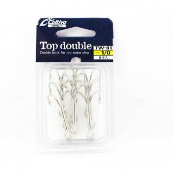 Gancho Doble para Iscas de Superficie TW-01 1/0