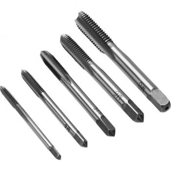 Set de 5 Taladros HSS con Punta Estriada Recta