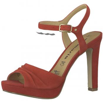 Tamaris Riemchensandalen für Damen, Modell 1-1-28376-22, Rot (Lipstick 515), 36 EU