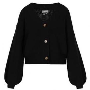 Dreimaster Cardigan Vintage Damen Schwarz XL/2XL