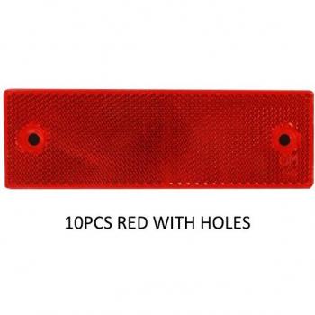 Feux rétros réfléchissants couleur rouge et blanc – Ensemble 10 (baisse prix)