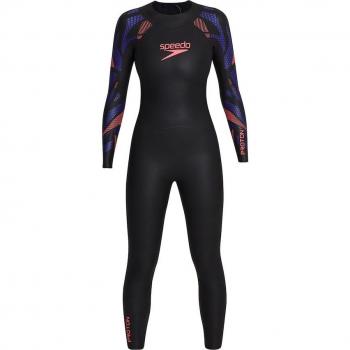 Traje de neopreno Speedo Proton Fullsuit mujer negro lila