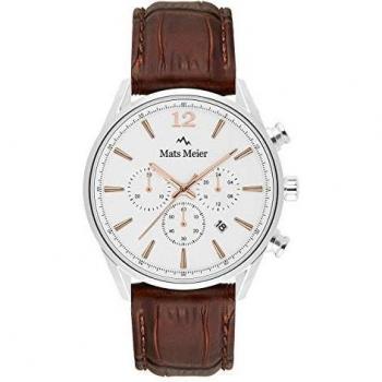 Mats Meier Grand Cornier Chronograph Braun, 42 mm