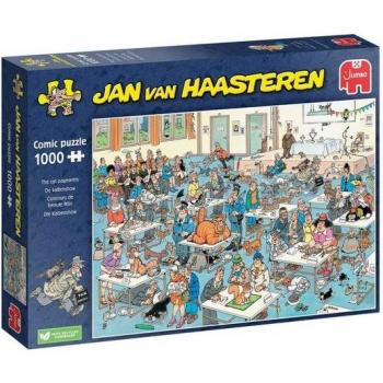 Die Katzenshow – 1000 Puzzleteile (Made in Europe) – J. Haasteren