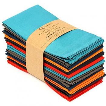 Ruvanti 18x18 Inch Cotton Dinner Napkins