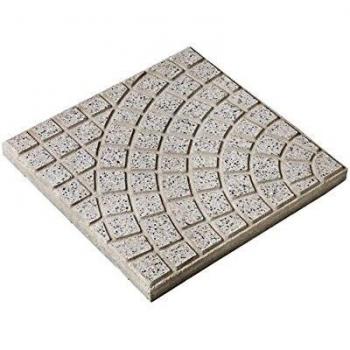 Teja de ventilación gris 40x40