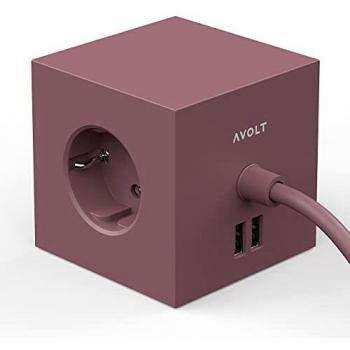 Cable Extensión AVOLT Square 1 con Acabado Rojo Oxidado