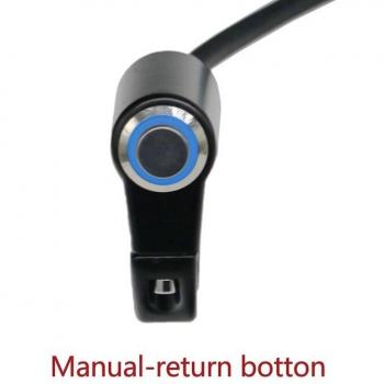 Interrupteur de Guidon de Moto 22mm en Aluminium avec Bouton de Retour et Indicateur