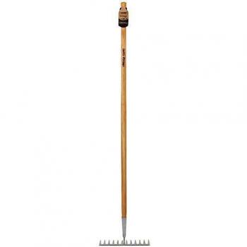 Draper 99015 Draper Heritage Stainless Steel Garden Rake with Ash Handle