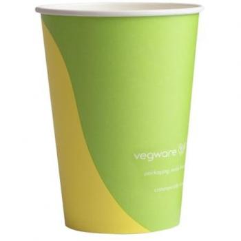 Vegware 12oz/360ml Paper Cold Cup Set, 89‑Series – 1000 Count