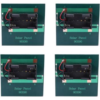 4X 1W 4V AA Battery Solar Charging Station