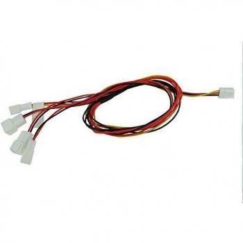 Phobya 3Pin Molex zu 4x 3Pin Lüfter Y-Kabel
